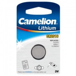 Pile bouton lithium CR2016 - 3V