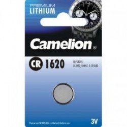 Pile bouton lithium CR1620 - 3V