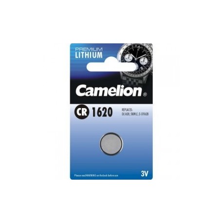 Pile bouton Lithium Camelion CR1620 - DL1620 - 5009LC - E CR1620 - 3V
