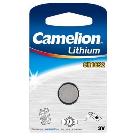 Pile bouton lithium CR1632 - 3V