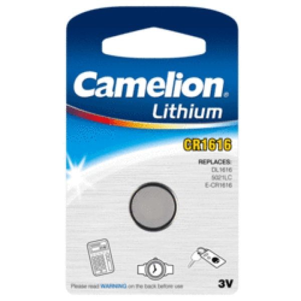 Camelion CR1616 Lot de 5 Piles CR1616 3V Lithium : : High